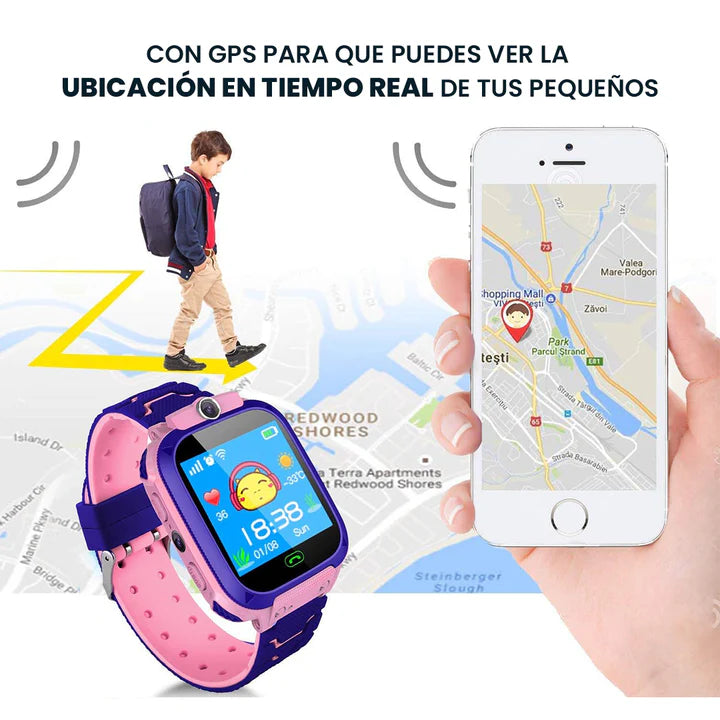 RELOJ INTELIGENTE Q12 PARA NIÑOS (SU SEGURIDAD ES PRIMERO)